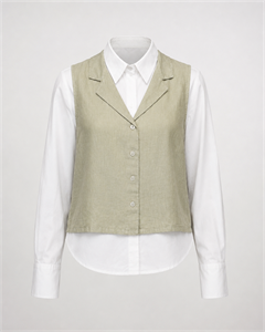 ست شومیز نخی و وست لینن زنانه H&M کد۰۵۷