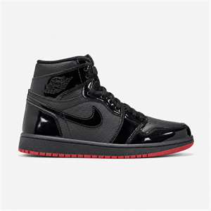 کتونی جردن وان ساقدار ورنی مشکی Air Jordan 1 High SP Gina