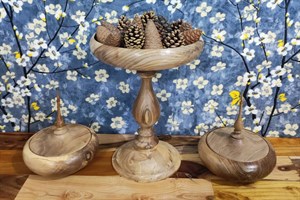 ست میوه خوری پایه دار و شکلات خوری 