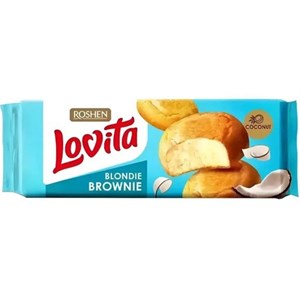کیک برانی لاویتا روشن نارگیلی Roshen Lovita