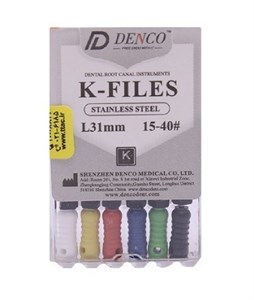 K فایل طول 31mm برند دنکو | Denco K‑File  - 35