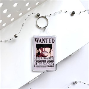 آویز Wanted طرح Zoro