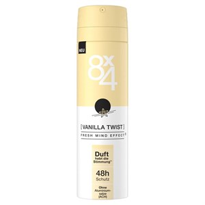 اسپری بدون آلومینیوم زنانه 8x4 مدل Vanilla Twist