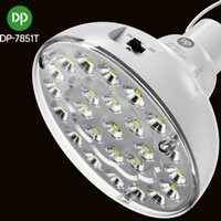 چراغ آویز چادر دی پی مدل DP-7851T با نور مهتابی پنل خورشیدی