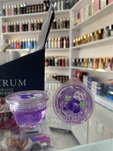 مربای لب ژله ای میوه ای lip mask مدل blue berry رایحه بلوبری