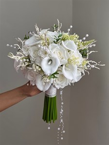 دسته گل مصنوعی عروس مدل شکوه