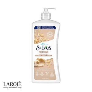لوسیون بدن تسکین دهنده سنت ایوز St Ives حاوی عصاره جو دوسر و شی باتر
