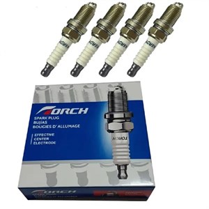 شمع موتور تک پلاتین پایه استاندارد بوش هند کد FR7DC 7955 بسته 4 عددی مناسب برای پژو پارس XU7