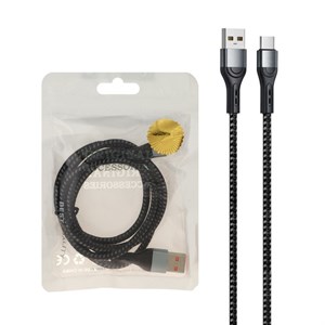 کابل شارژ فست کنفی Type-C - مشکی - DST (گارانتی شش ماهه)