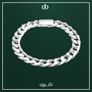 دستبند نقره مردانه کارتیه براق مدل BEM T148 T 
