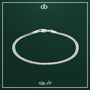 دستبند کارتیه نقره مردانه ظریف مدل BEM T144 T 
