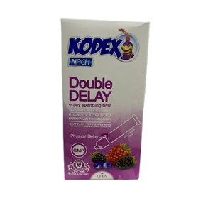 کاندوم کدکس مدل DOUBLE DELAY بسته 12 عددی