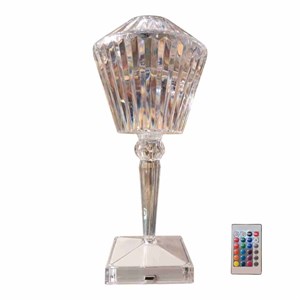 آباژور شارژی لمسی RGB طرح الماس