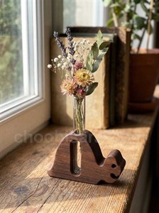 استند گلدان شیشه ای طرح لاکپشت کد 352