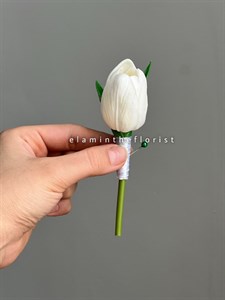 گل یقه کت داماد Boutonniere لاله وارداتی