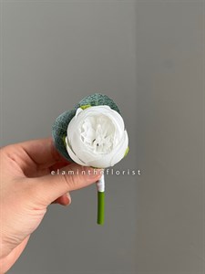 گل یقه کت داماد Boutonniere رز ژولیت