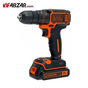 دریل چکشی 10 میلی متری 18 وات بلک اند دکر مدل BDCHD18B2FC-QW
