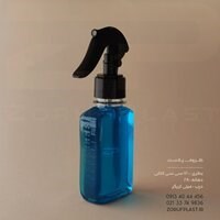 بطری پت ۱۲۰ سی سی کتابی شفاف دهانه ۲۸ با مینی تریگر