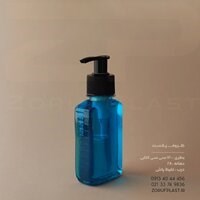 بطری پت ۱۲۰ سی سی کتابی شفاف دهانه ۲۸ با غلیظ پاش