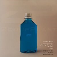 بطری پت ۲۵۰ سی سی کتابی شفاف دهانه ۲۸ بسته ۱۰۰ عددی
