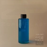 بطری پت ۲۰۰ سی سی دهانه ۲۴ با درب پیچ ساده