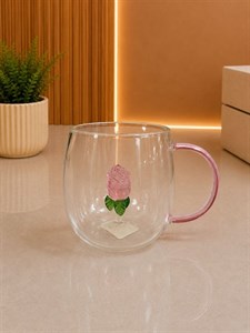 ماگ پیرکس طرح گل