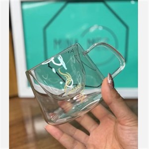 ماگ بزرگ پیرکس دو جداره لته خوری