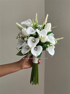 دسته گل مصنوعی شیپوری لاله ورونیکا دفرمه