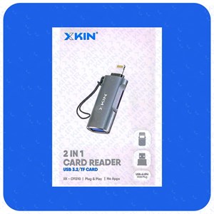 مبدل چندکاره OTG ایکس‌کین مدل OTG10 – اتصال USB و کارت حافظه TF به پورت Lightning اپل با سرعت 480 مگابایت