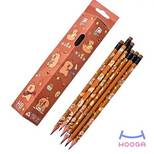 مداد مشکی کاپی بارا - بسته 12 تایی - رنگ شکلاتی