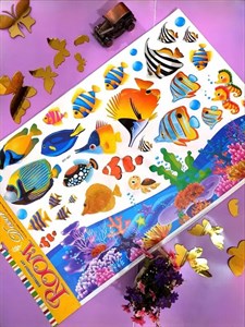 برچسب دیواری ماهی