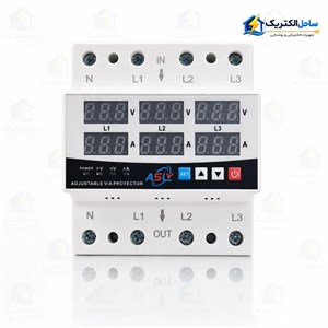 محافظ ولتاژ جریان سه‌فاز ۱۰۰ آمپر قابل تنظیم (ASLY)