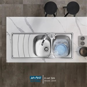 سینک توکار ایلیااستیل 2044