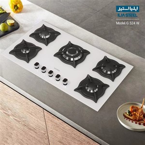 اجاق گاز سفید ایلیا استیل g524w