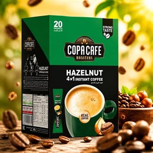 قهوه فندقی 4 در 1 کوپا - 18 گرم بسته 20 عددی