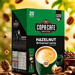 قهوه فندقی 4 در 1 کوپا - 18 گرم بسته 20 عددی