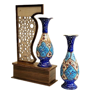 گلدان میناکاری جامی 