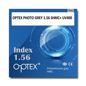 عدسی فتوکرومیک دودی اپتکس 1.56 | uv400