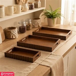 سینی تمام چوب بدنه دالبری ایندو وود