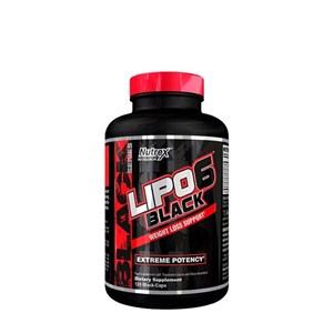 چربی سوز لیپوسیکس 6 بلک ناترکس 120 عدد Nutrex Lipo-6 Black