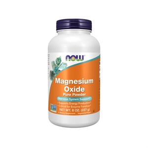 پودر منیزیم اکسید ناو فودز ۲۲۷گرمNow Foods Magnesium Oxide Powder