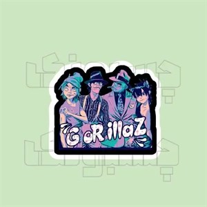 استیکر تکی گوریلاز / GORILLAZ 