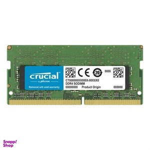 رم لپ‌تاپ کروشیال DDR4 تک کاناله 32 گیگابایت 3200 مگاهرتز CL22 ولتاژ 1.2 ولت