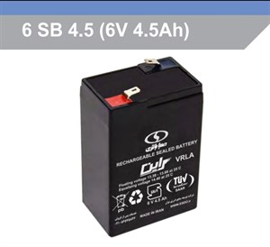 باتری 6 ولت ، 4.5 آمپر صبا باتری