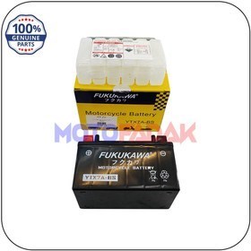 باتری موتور سیکلت ۷ آمپر کوتاه طرح کلیک و ایروکس
