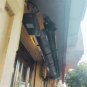 بخاری تابشی فضای باز