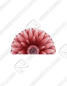 پادری سه بعدی زرباف طرح گل داوودی