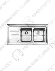 سینک روکار استیل البرز مدل ۷۶۳