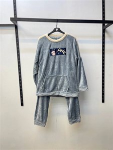 ست بلوز و شلوار تدی راحتی حوله ای گرم بالا 4312