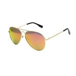 Zacway Polarized Spring Hinges Metal Aviator Sunglasses For Men Women UV400 58mm